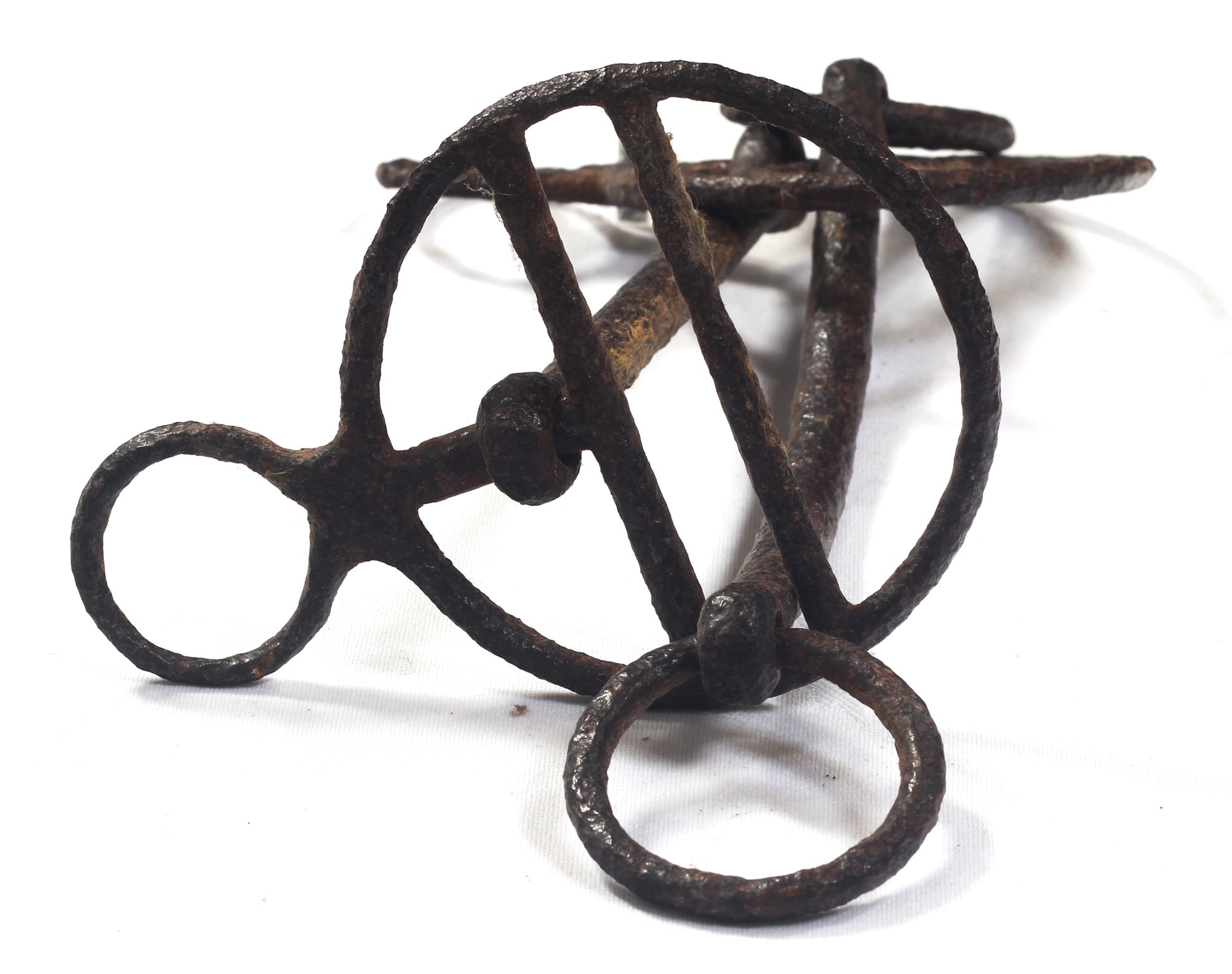 A 19th Century Double Mouth Steel Harness Bit