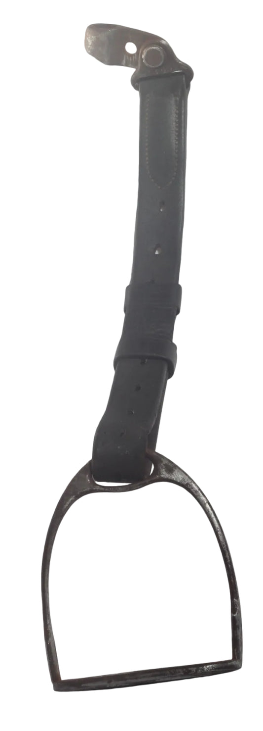 Sidesaddle Safety Stirrup Iron and Leather by Owen