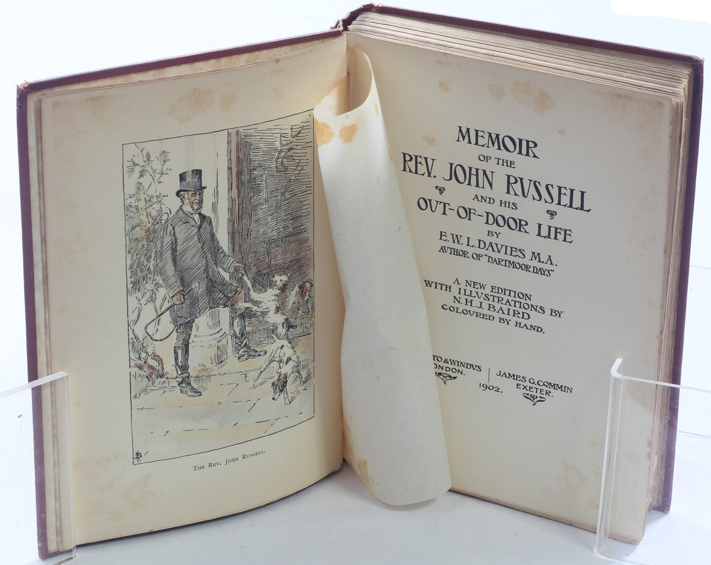 Memoir of the Rev. John Russell and his Out-of-Door Life by E W L Davies, Illus N H J Baird, 1902 Limited Ed