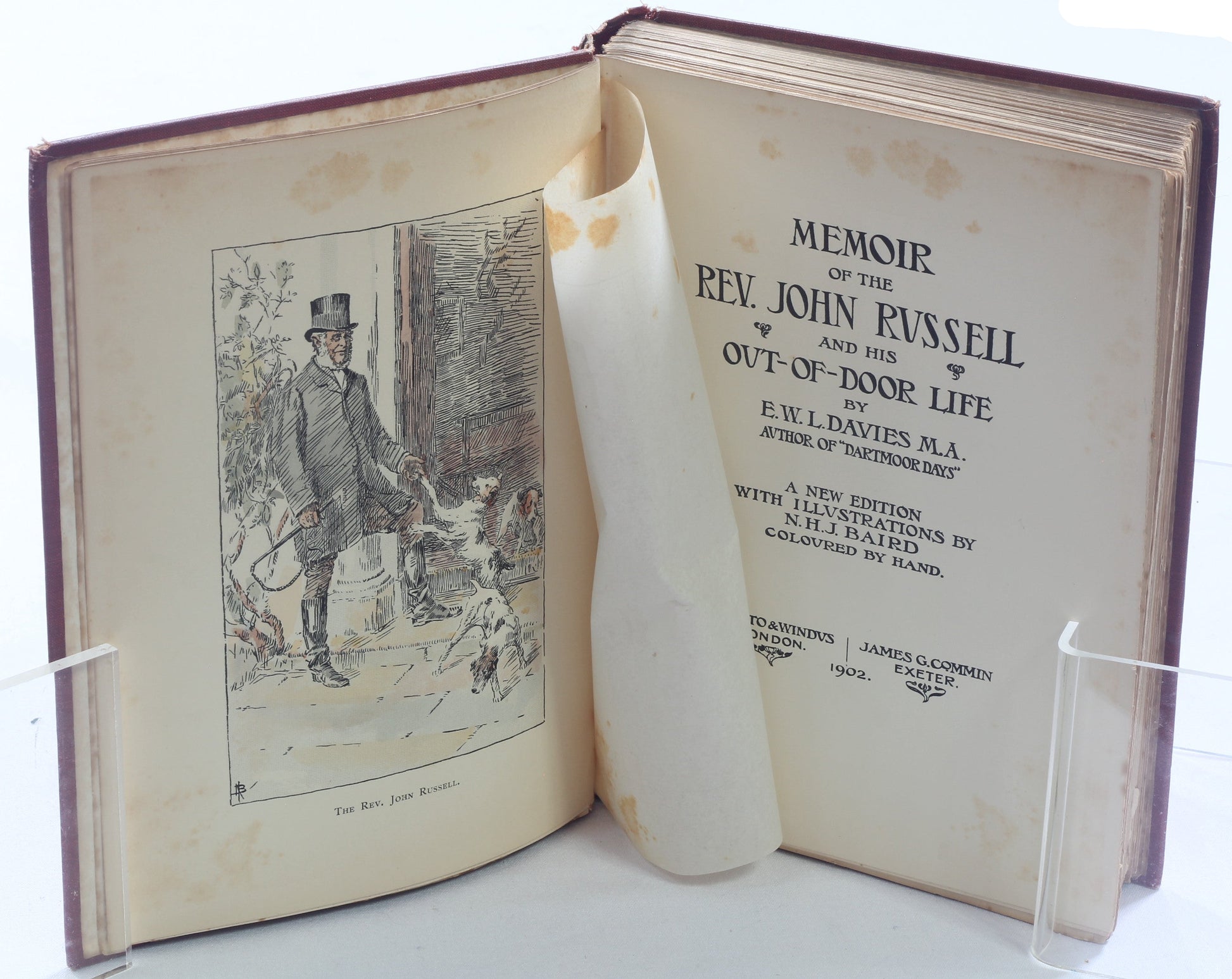 Memoir of the Rev. John Russell and his Out-of-Door Life by E W L Davies, Illus N H J Baird, 1902 Limited Ed