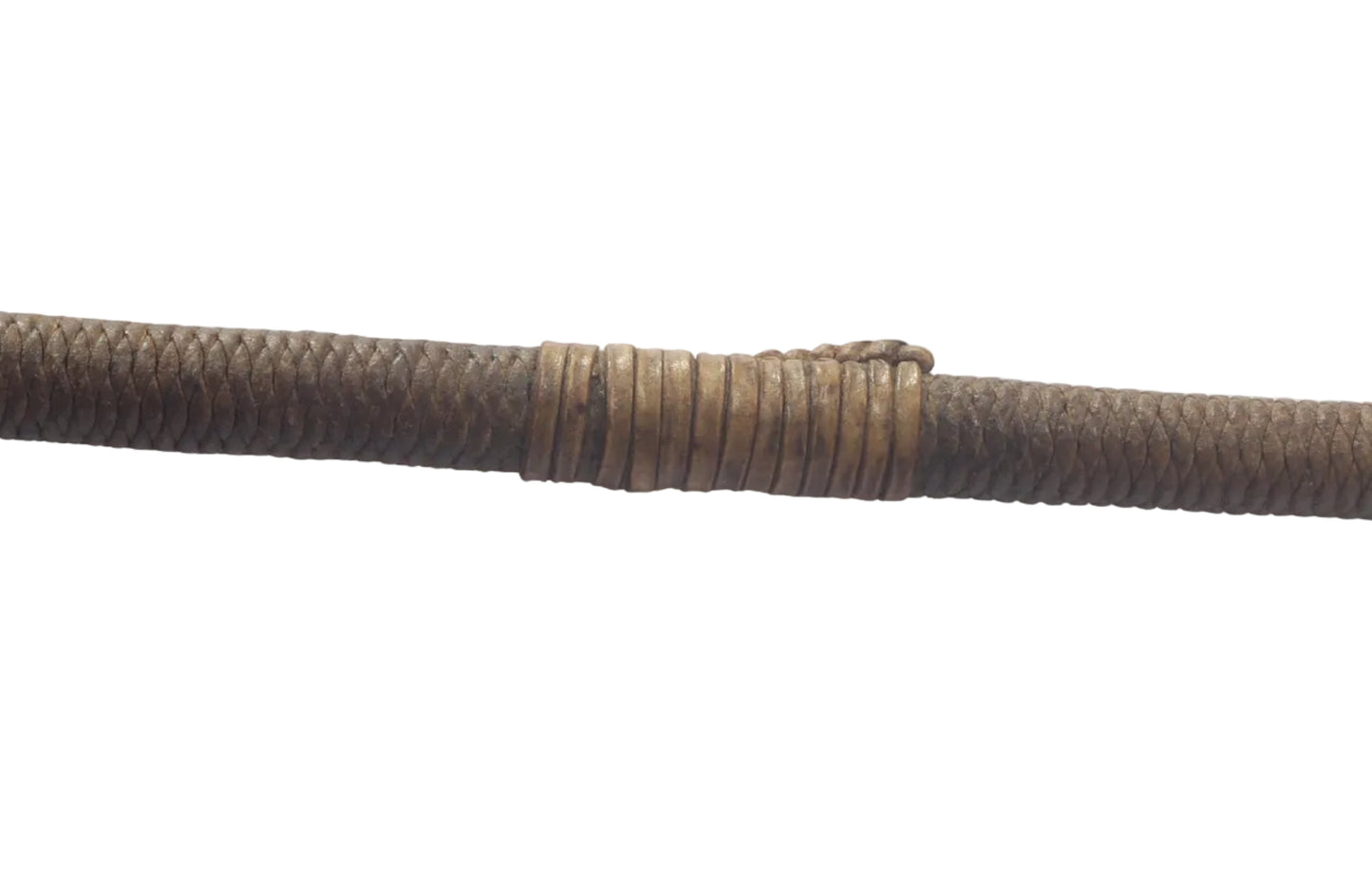 Silver & Niello Handled Russian or Caucasian Riding Whip or Nagaika 