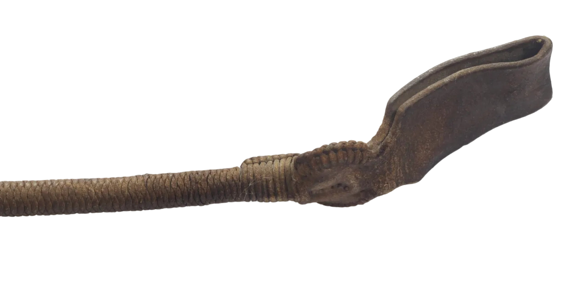 Silver & Niello Handled Russian or Caucasian Riding Whip or Nagaika 