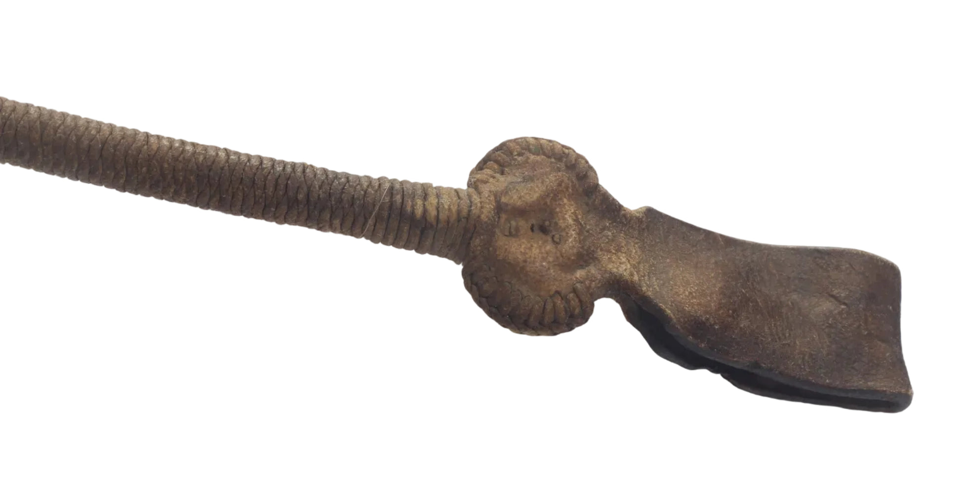 Silver & Niello Handled Russian or Caucasian Riding Whip or Nagaika 