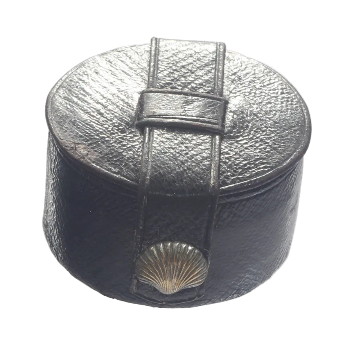 Antique Telescopic or Collapsible Cup in Leather Case