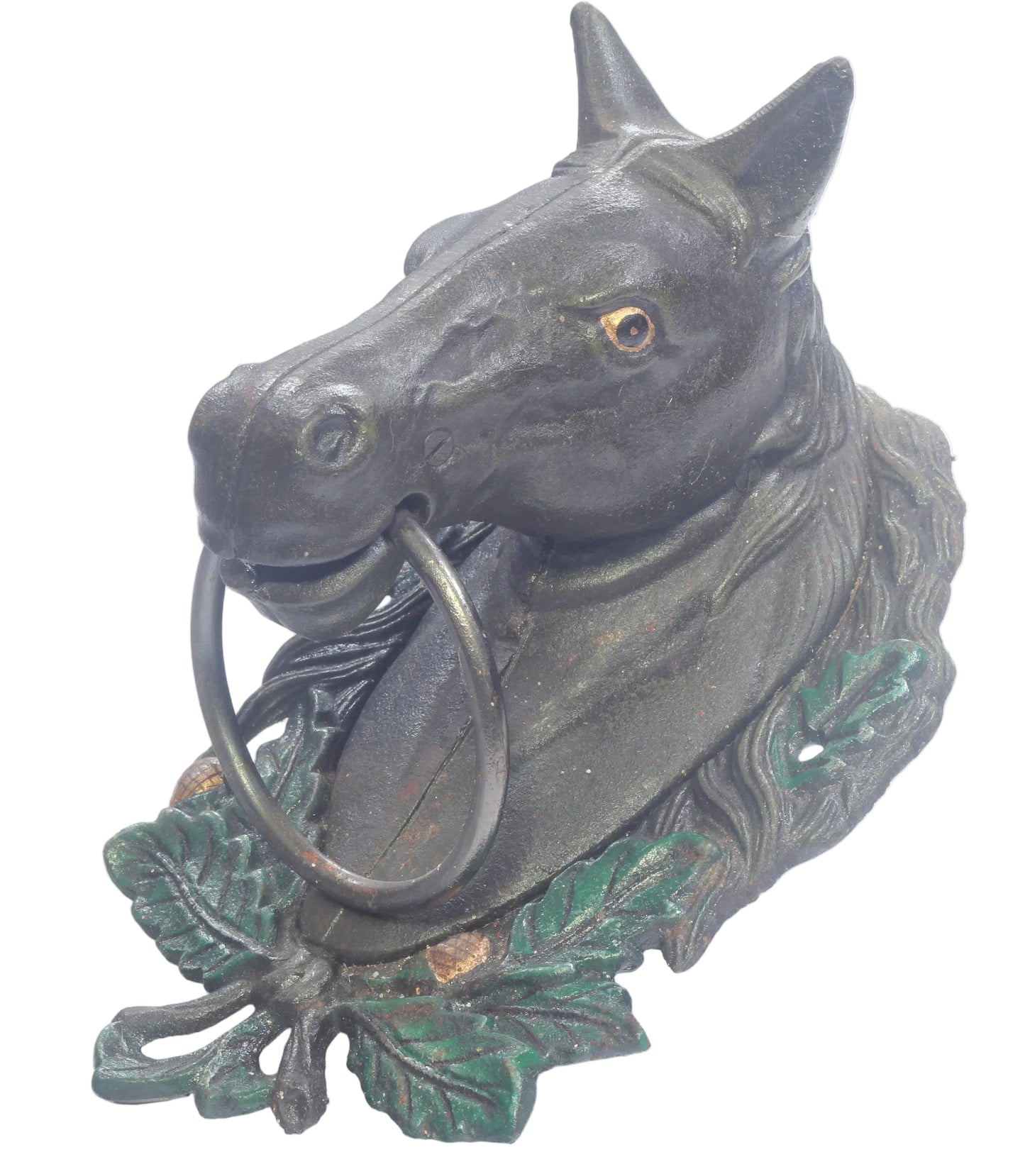 Cast Iron Horse Head Towel Ring