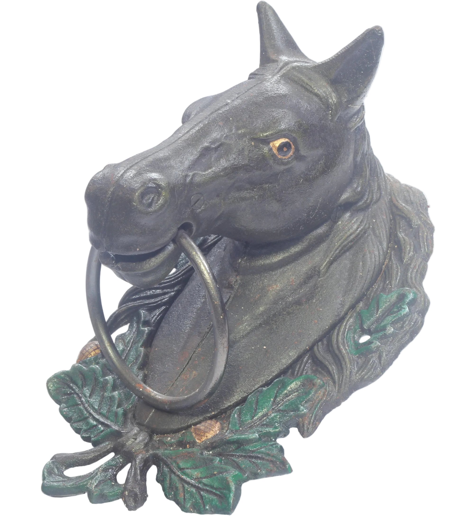 Cast Iron Horse Head Towel Ring