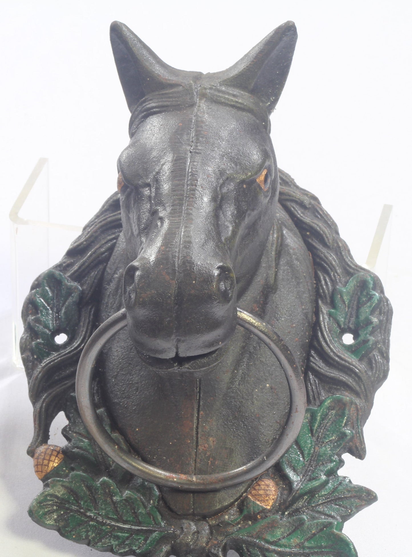 Cast Iron Horse Head Towel Ring