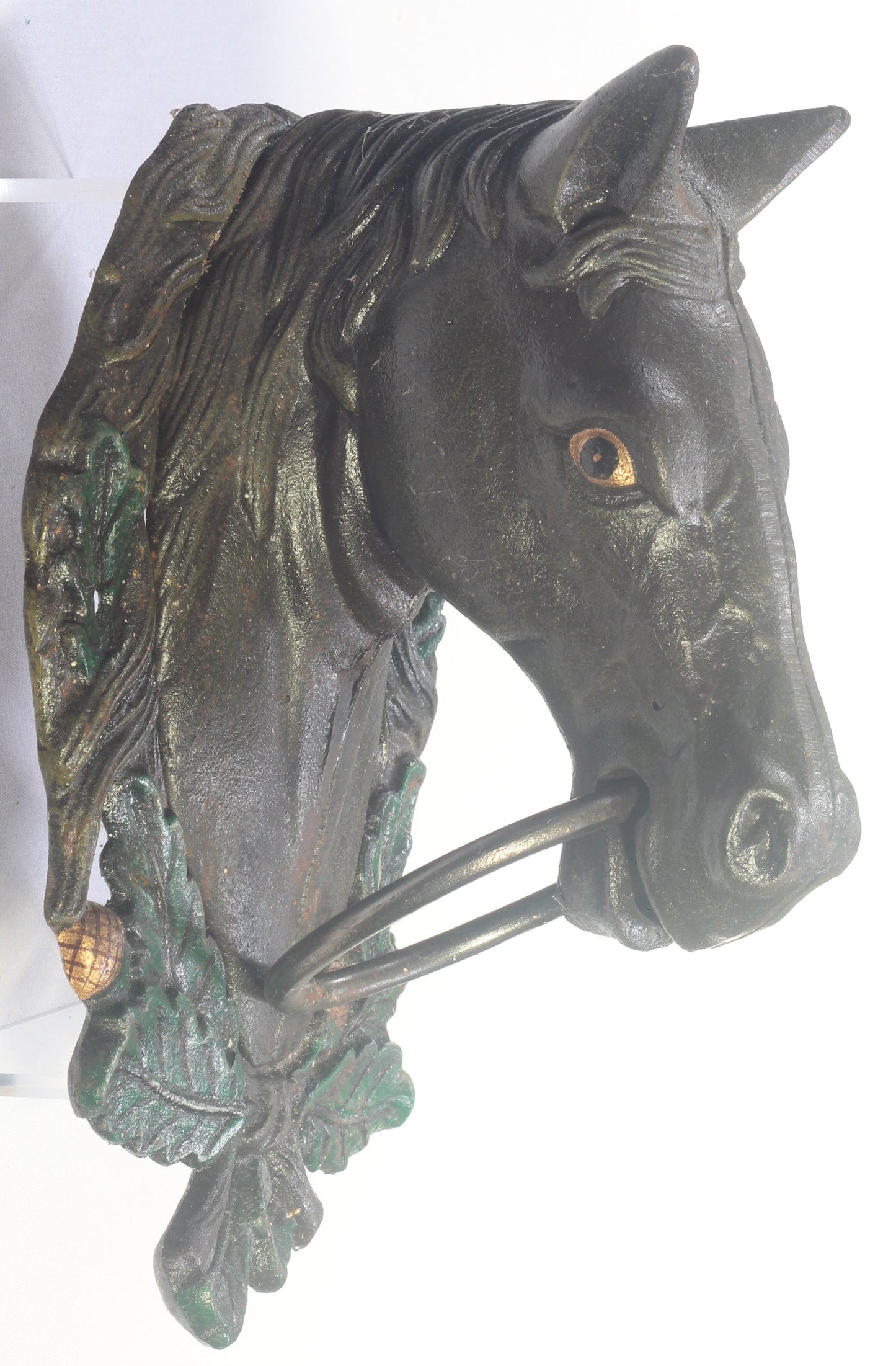 Cast Iron Horse Head Towel Ring