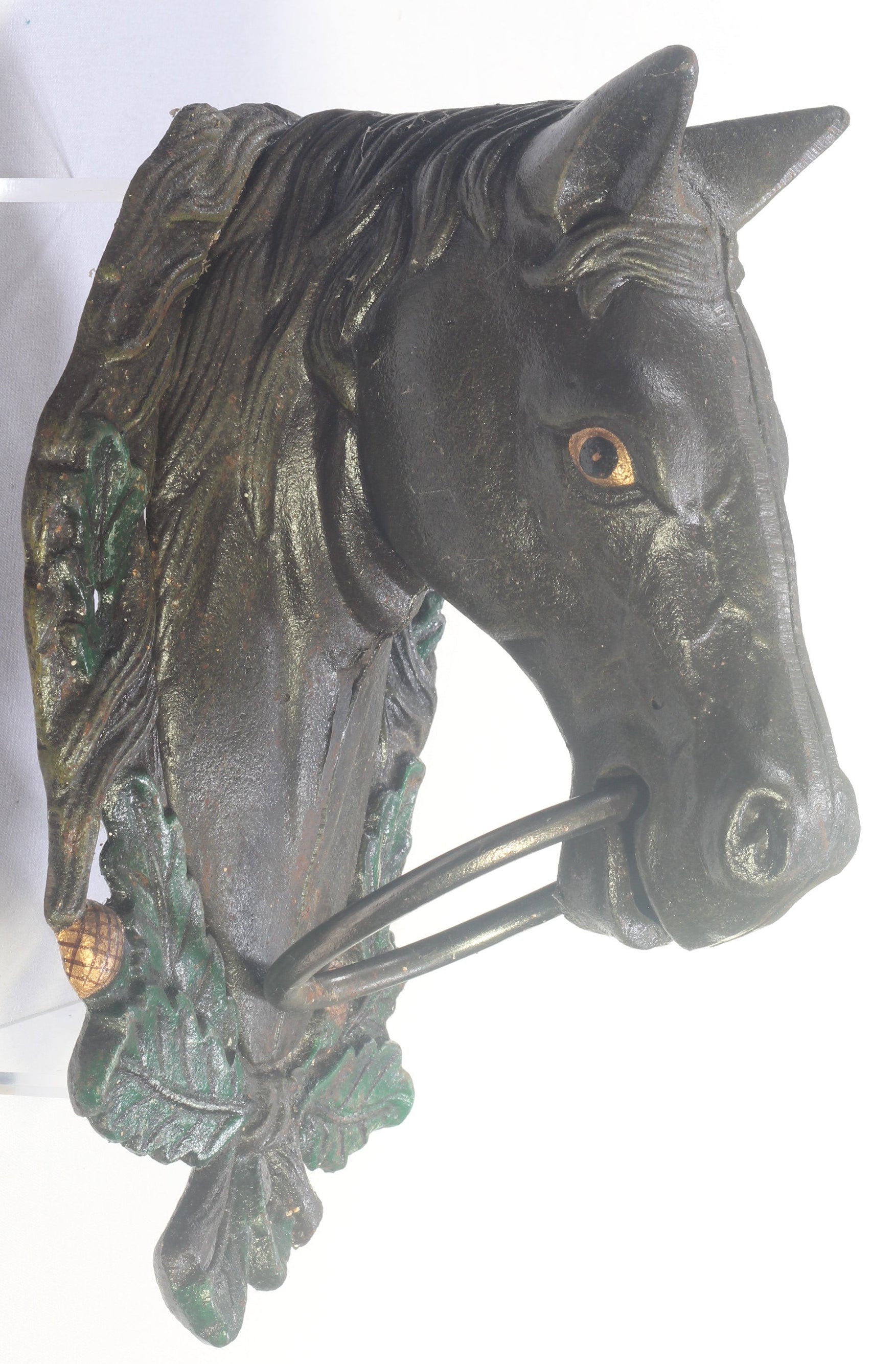 Cast Iron Horse Head Towel Ring