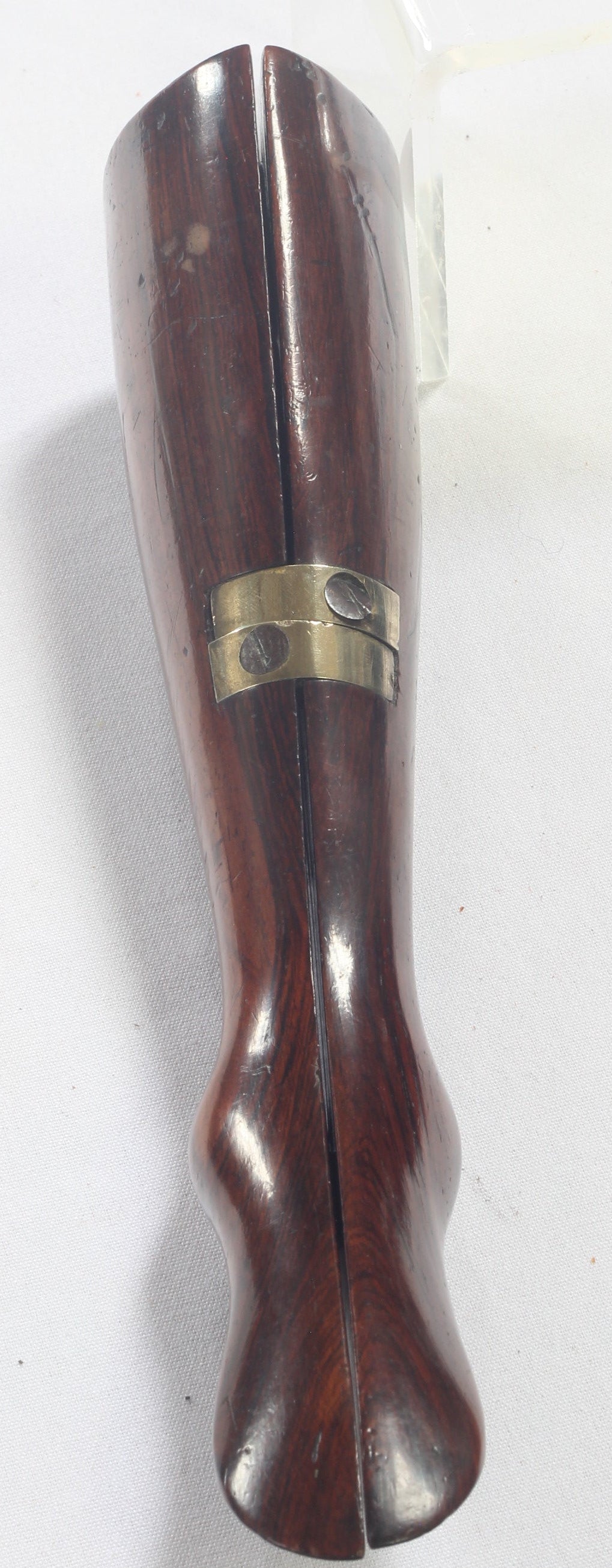 Antique Leg-Shaped  Folding Boot Jack with Boot Pulls