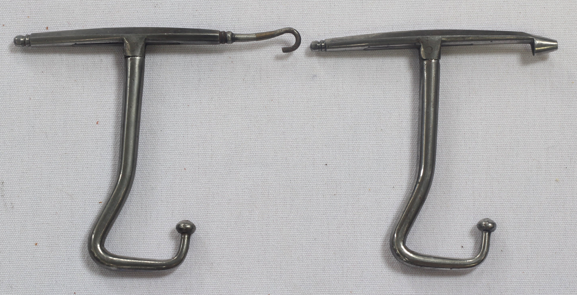 Antique Leg-Shaped  Folding Boot Jack with Boot Pulls