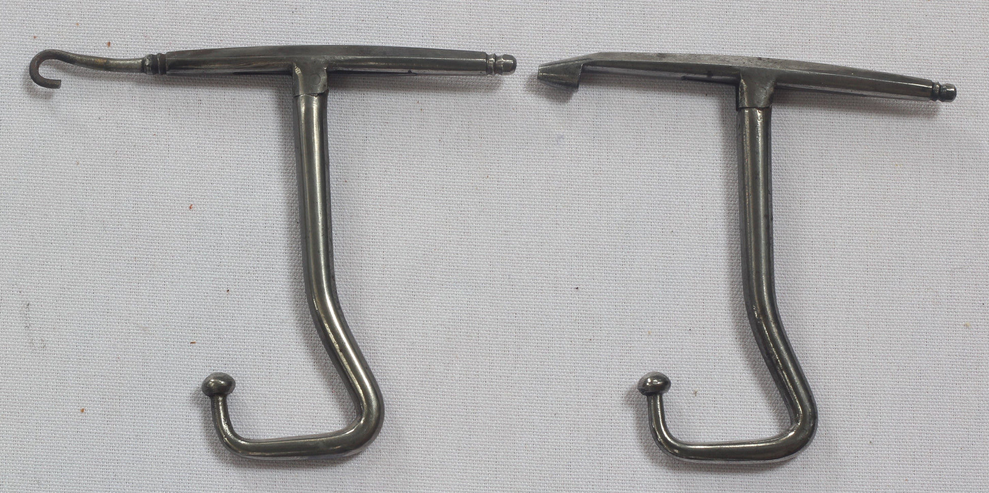 Antique Leg-Shaped  Folding Boot Jack with Boot Pulls