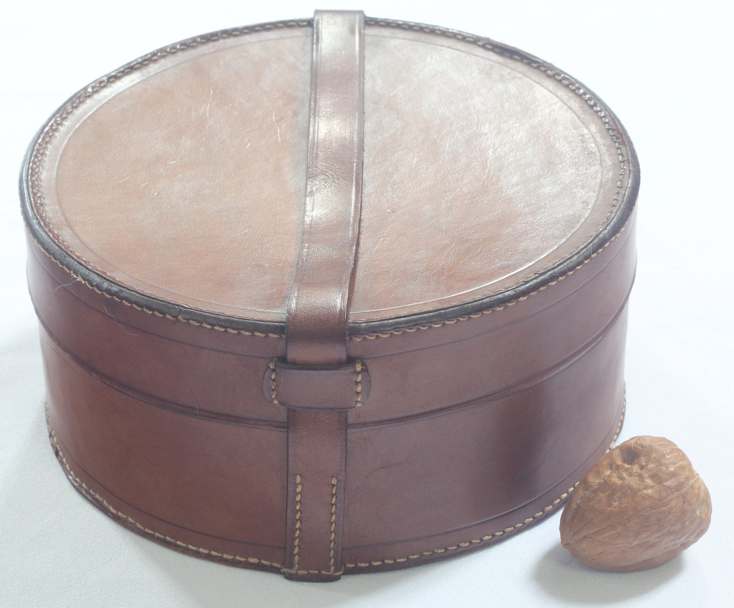 Vintage  Leather Collar Box