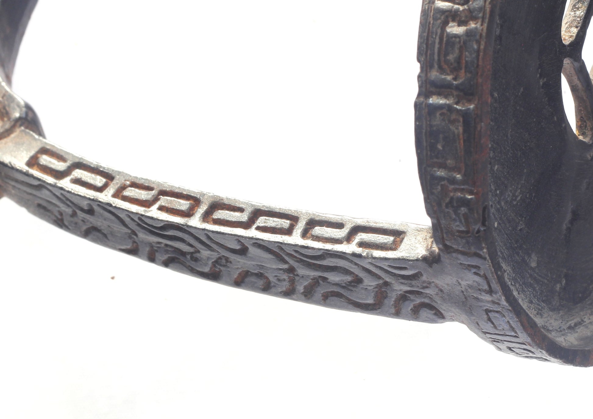 Antique Chinese or Tibetan Stirrup with Dragons