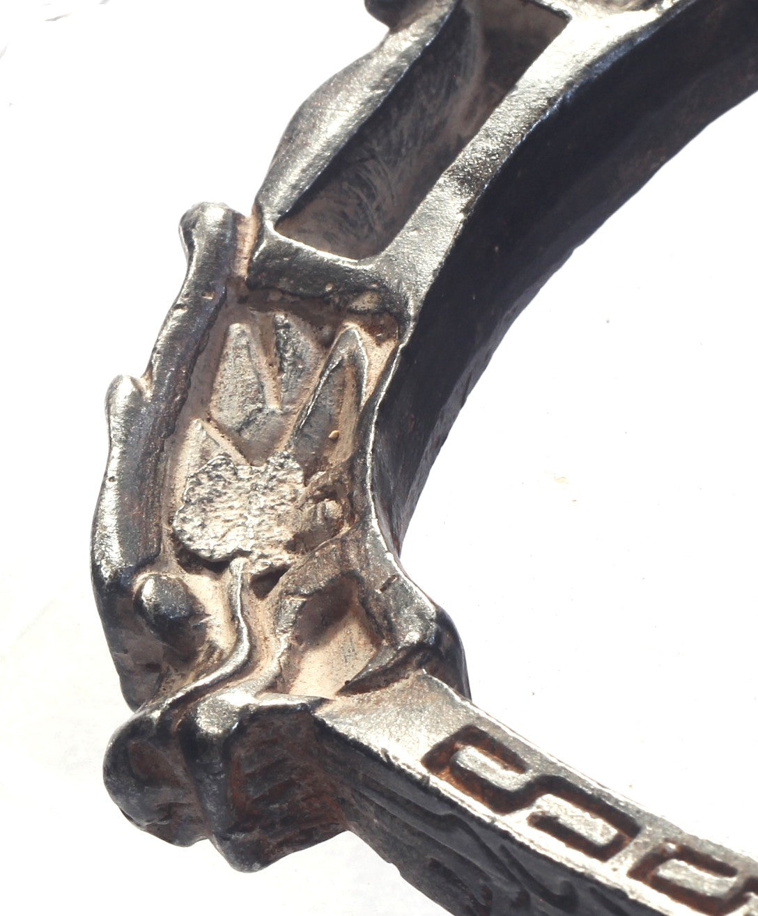 Antique Chinese or Tibetan Stirrup with Dragons