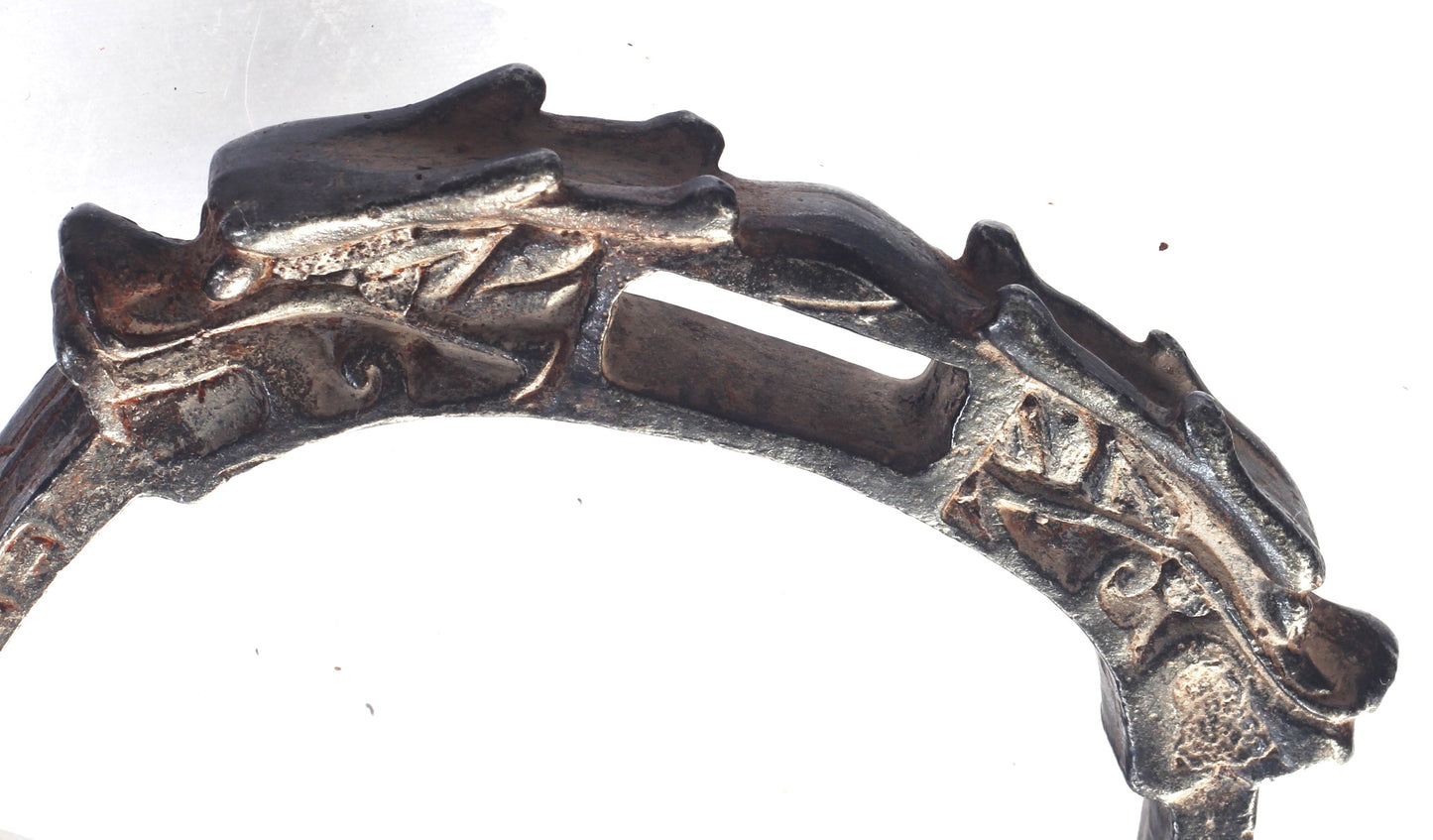 Antique Chinese or Tibetan Stirrup with Dragons
