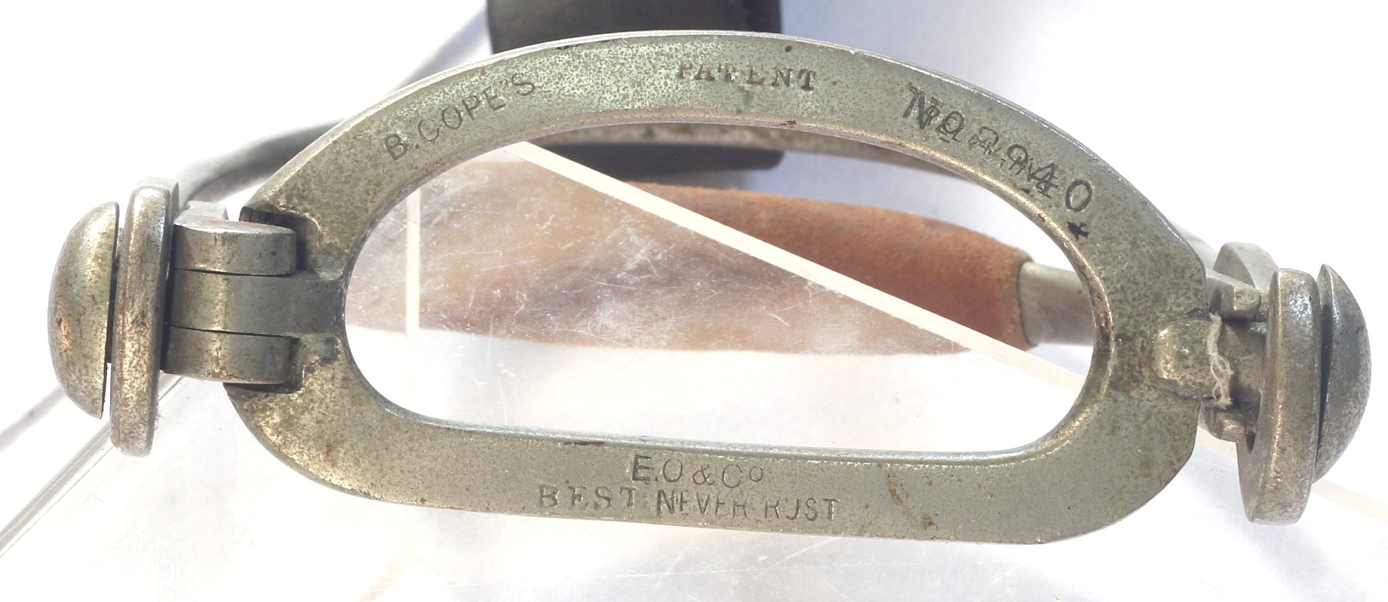 Cope's Sidesaddle Safety Stirrup Iron and Leather by Robson & Cooper