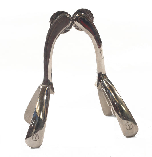 Pair of Swan Necked Mess Dress Box Spurs by Maxwell