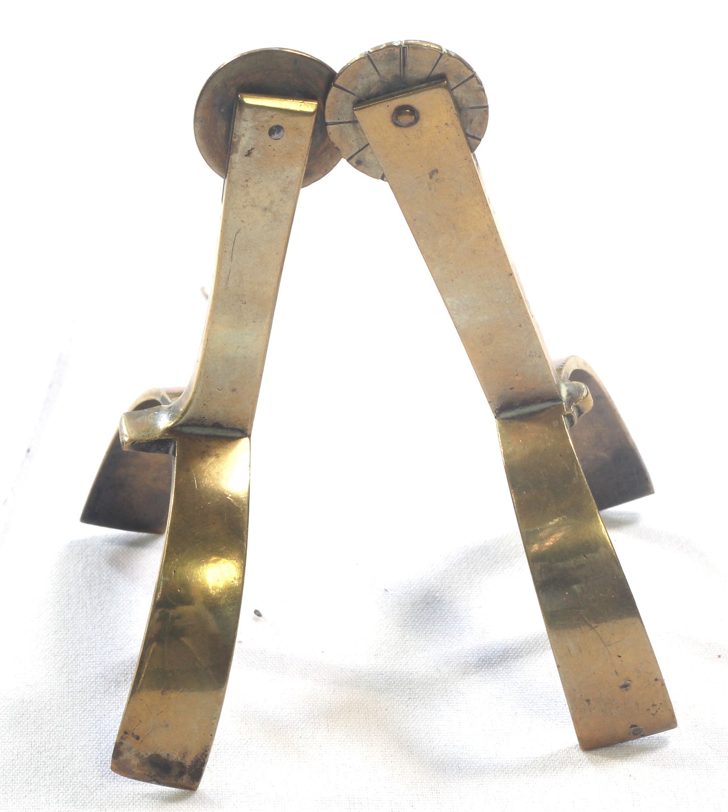 Gilt Brass Military Box Spurs 