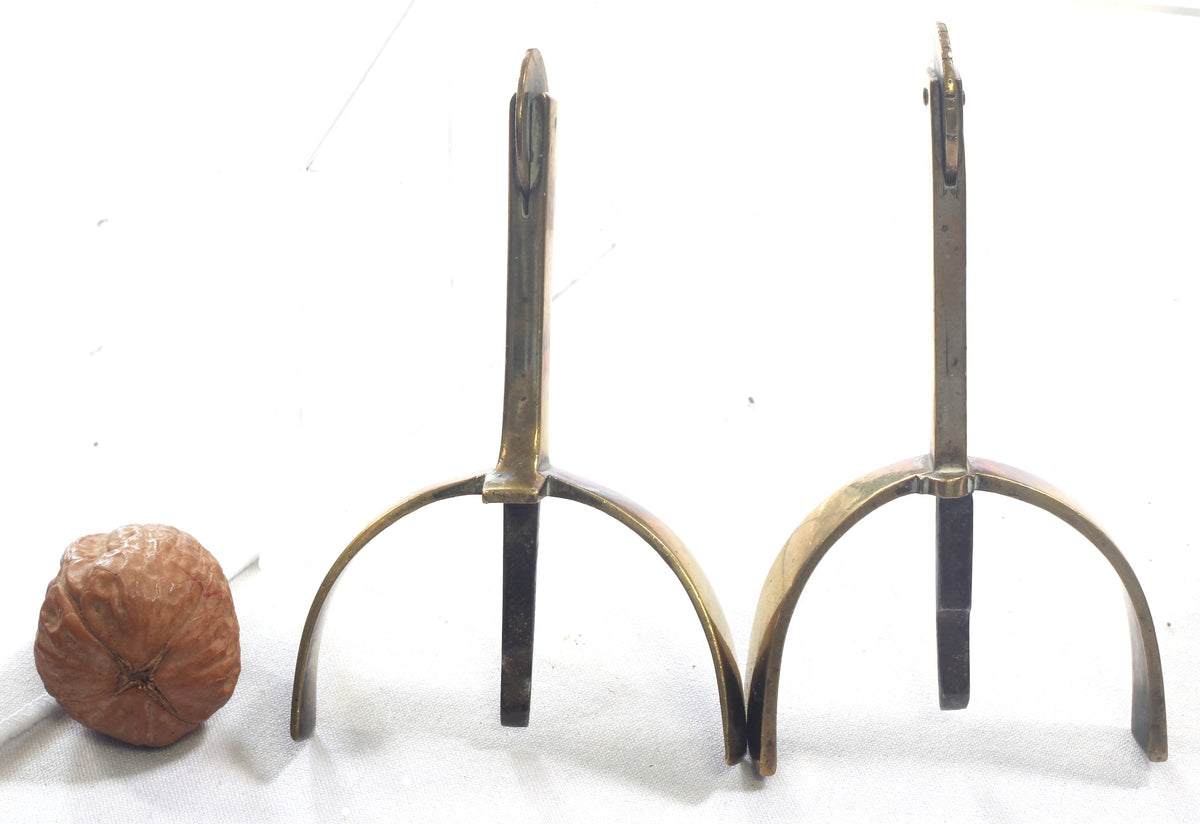 Gilt Brass Military Box Spurs 