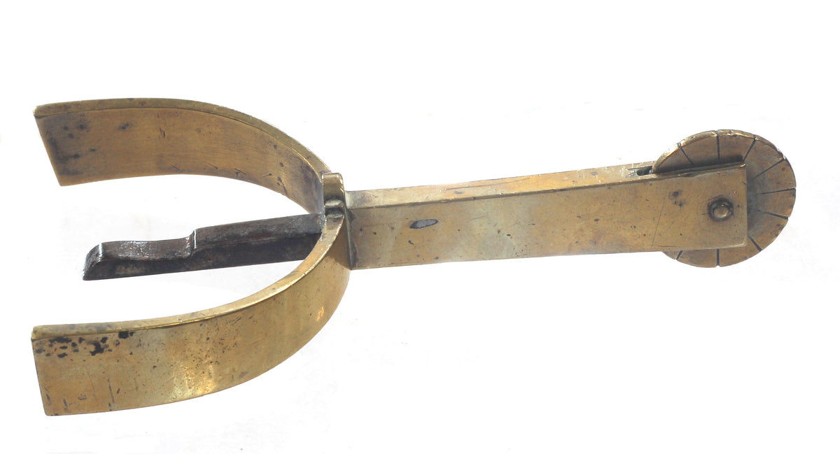 Gilt Brass Military Box Spurs 