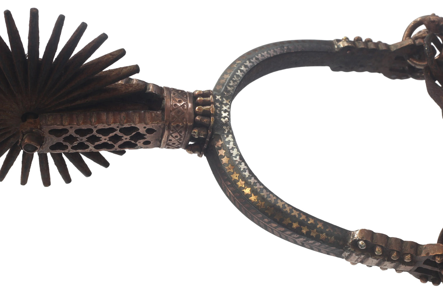 A Pair of Decorated Chilean Huaso Spurs - Spur629
