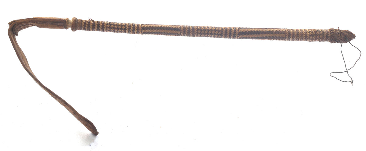Braided Rawhide Rebenque or Gaucho Whip