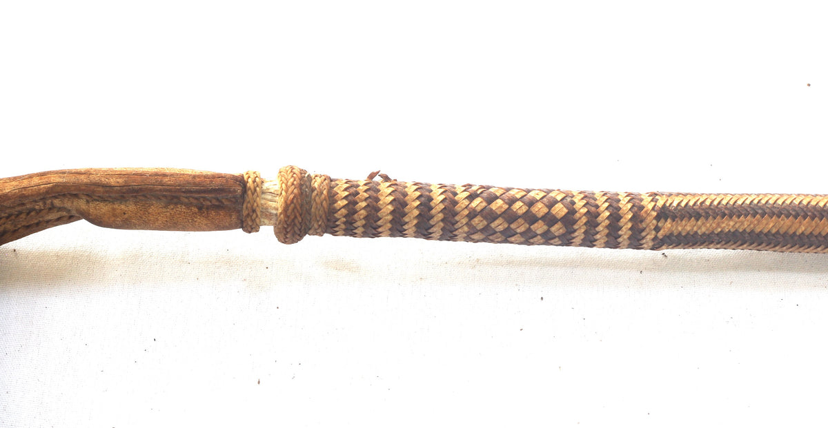 Braided Rawhide Rebenque or Gaucho Whip