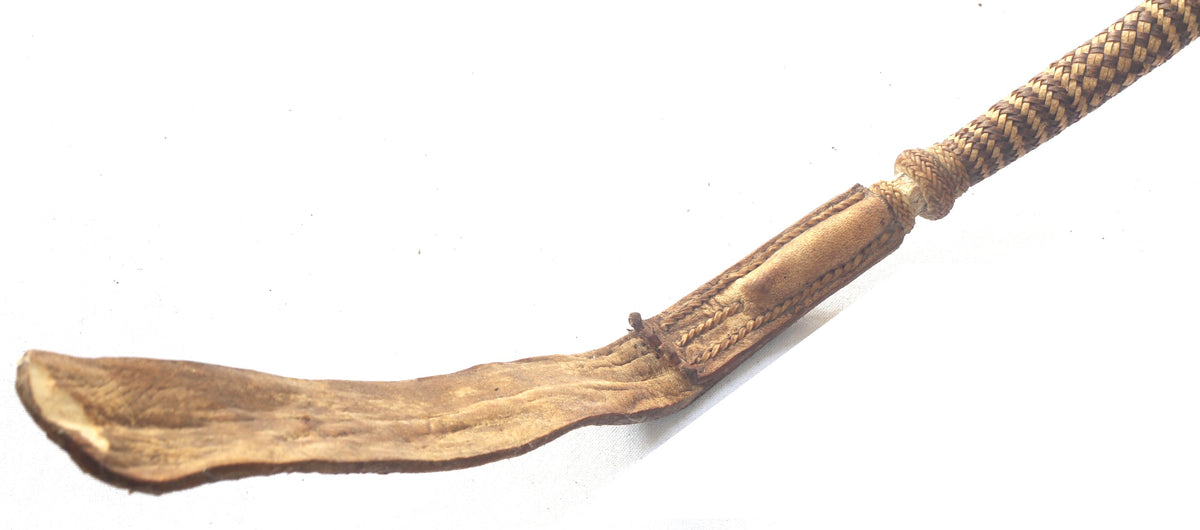 Braided Rawhide Rebenque or Gaucho Whip