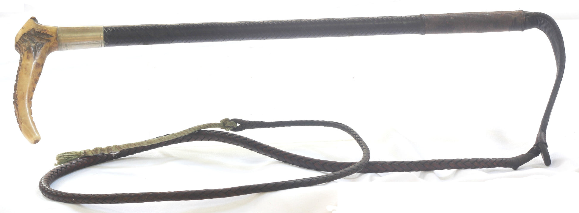 Swaine & Adeney Gents Leather Hunting Whip or Crop