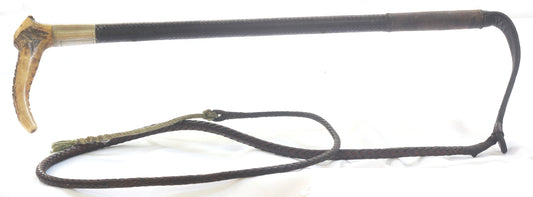 Swaine & Adeney Gents Leather Hunting Whip or Crop