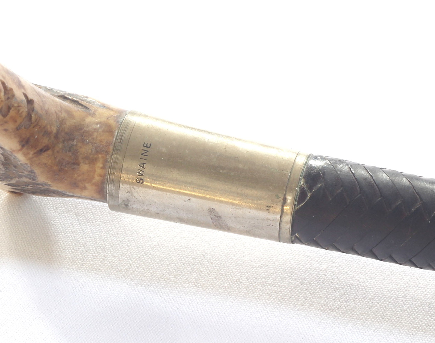 Swaine & Adeney Gents Leather Hunting Whip or Crop
