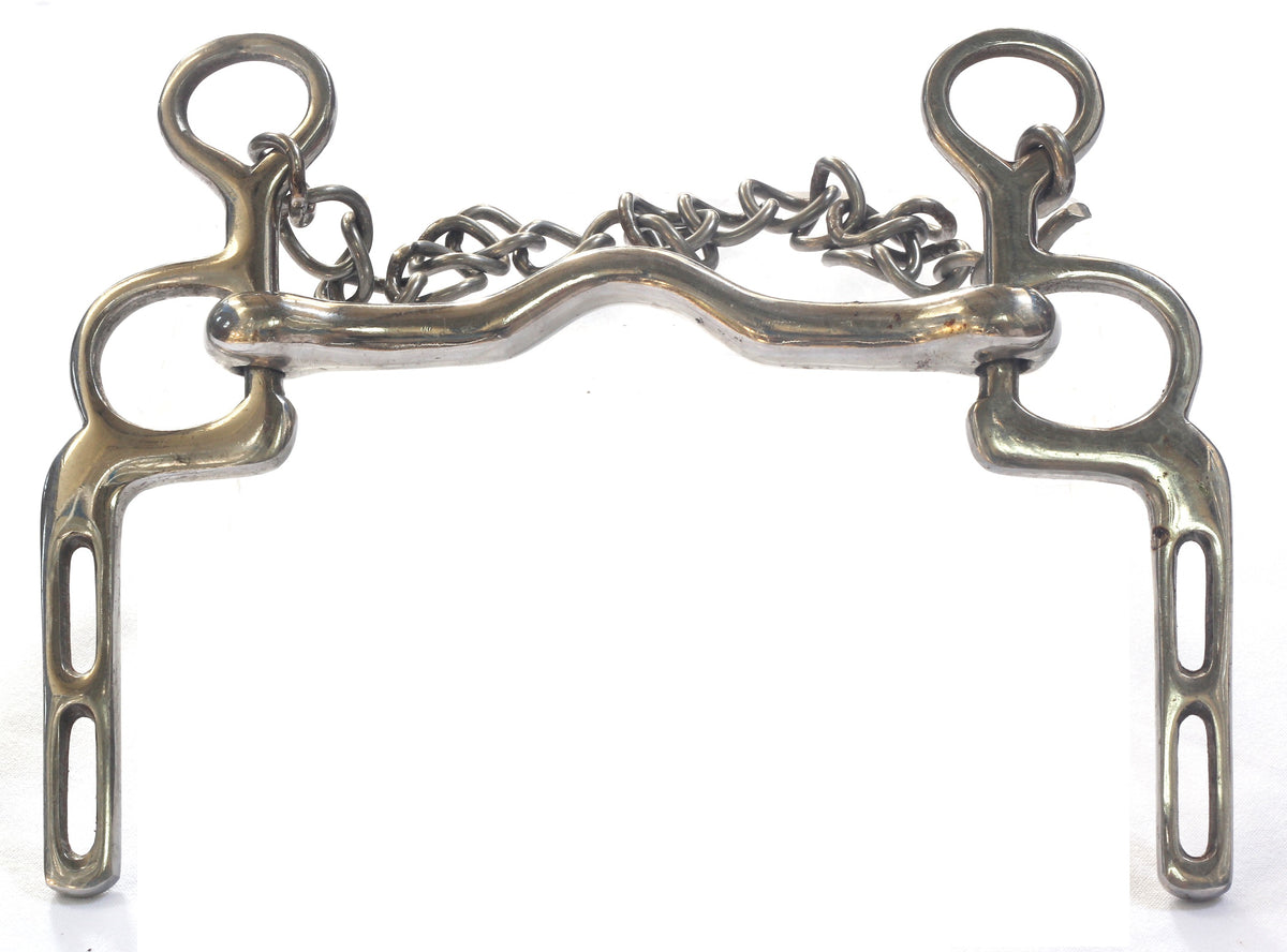 Stainless Steel Elbow / Military Port Mouth Bit 5.5"