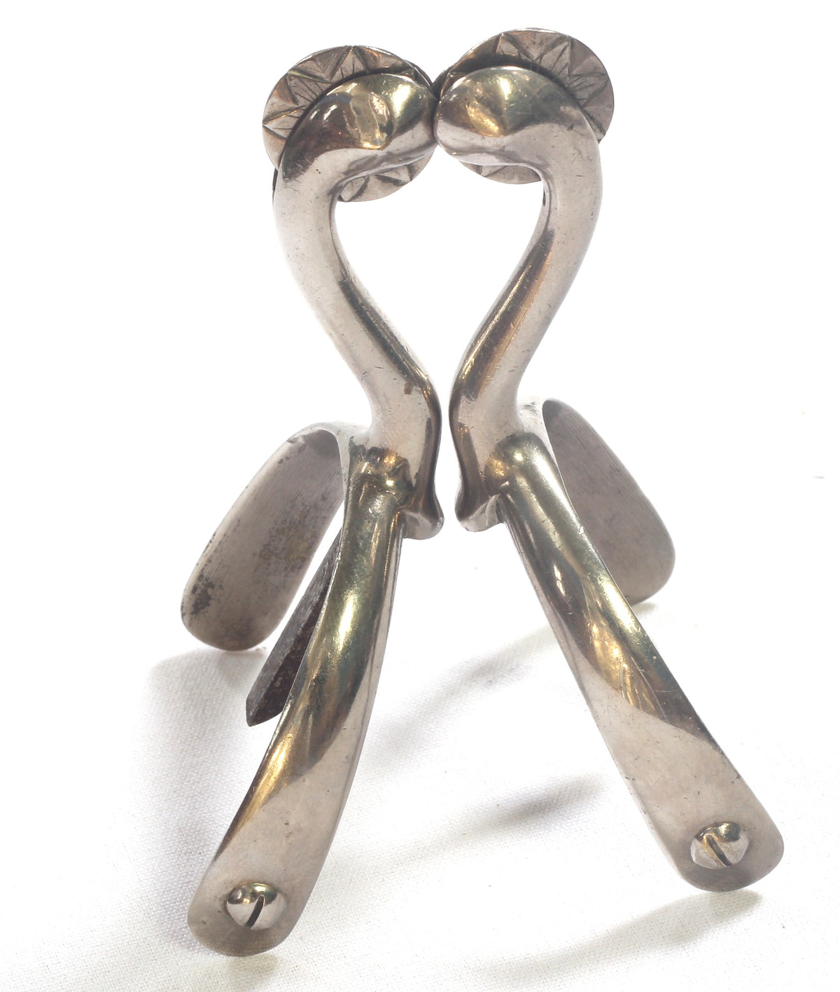 Pair of Swan Necked Mess Dress Box Spurs