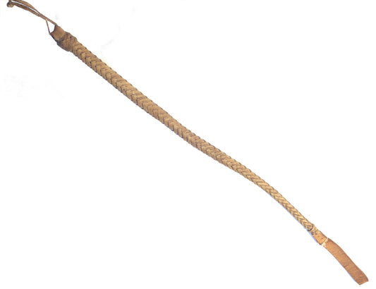 Vintage Braided Rawhide Whip or Quirt 