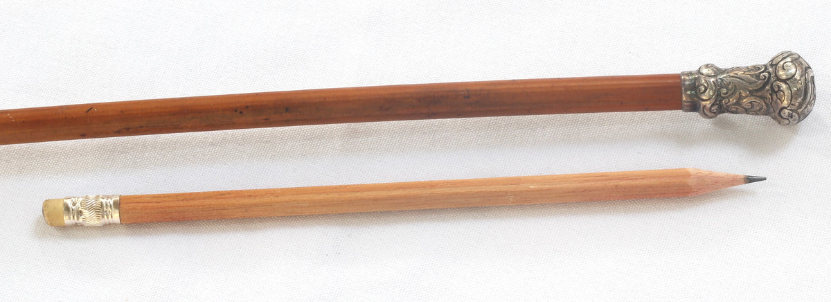 Antique Ladies Long Slim Malacca Sidesaddle Cane or Whip