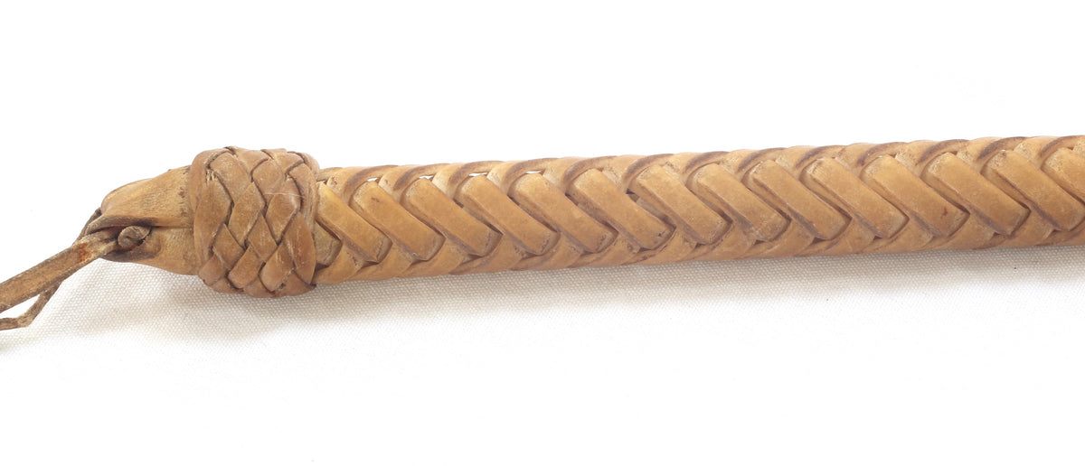 Vintage Braided Rawhide Whip or Quirt 