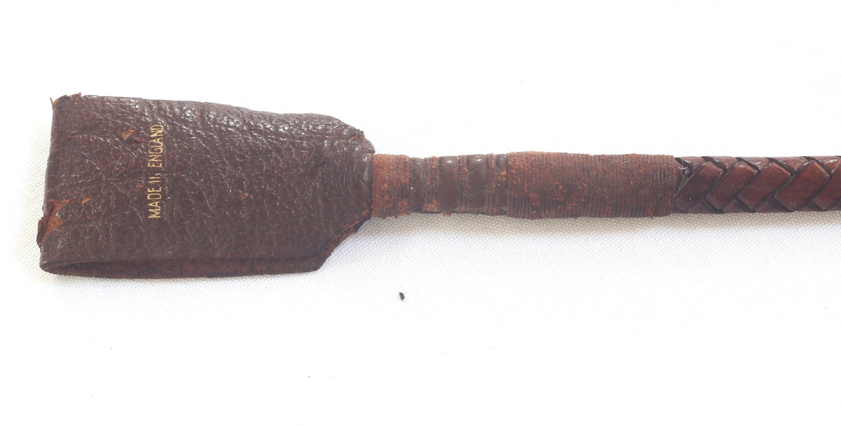 Vintage Leather Riding or Jumping Whip or Crop