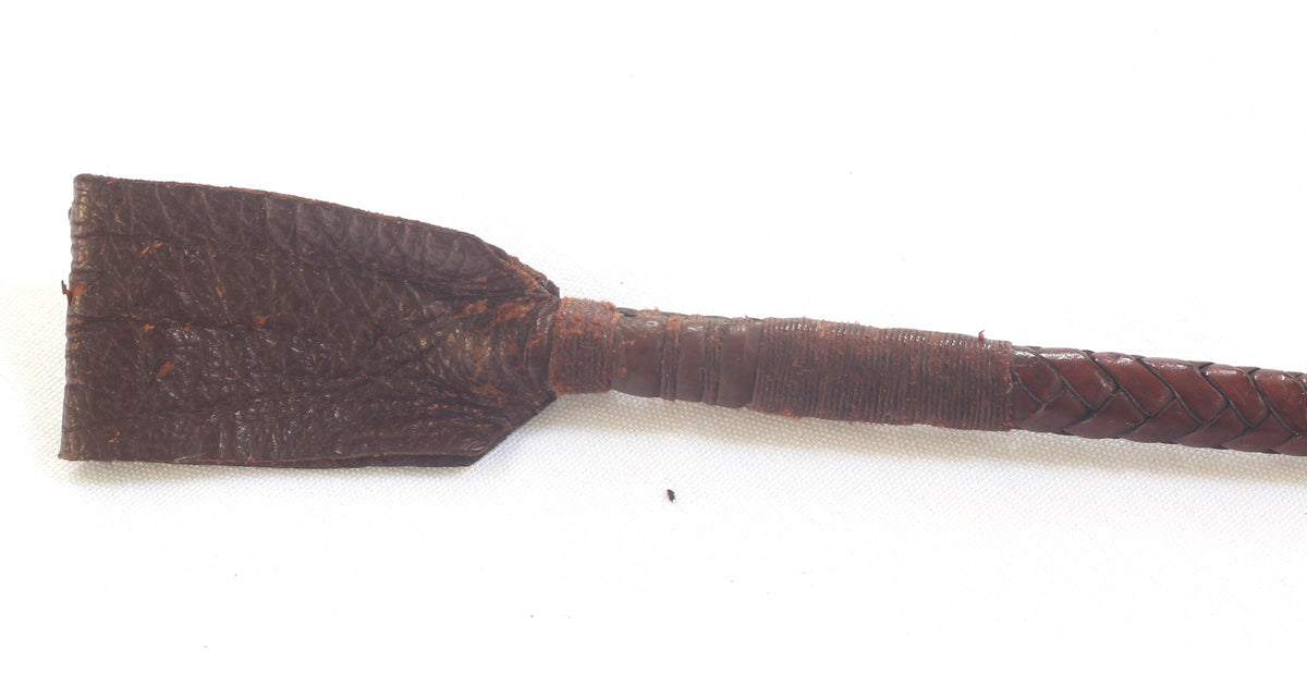 Vintage Leather Riding or Jumping Whip or Crop