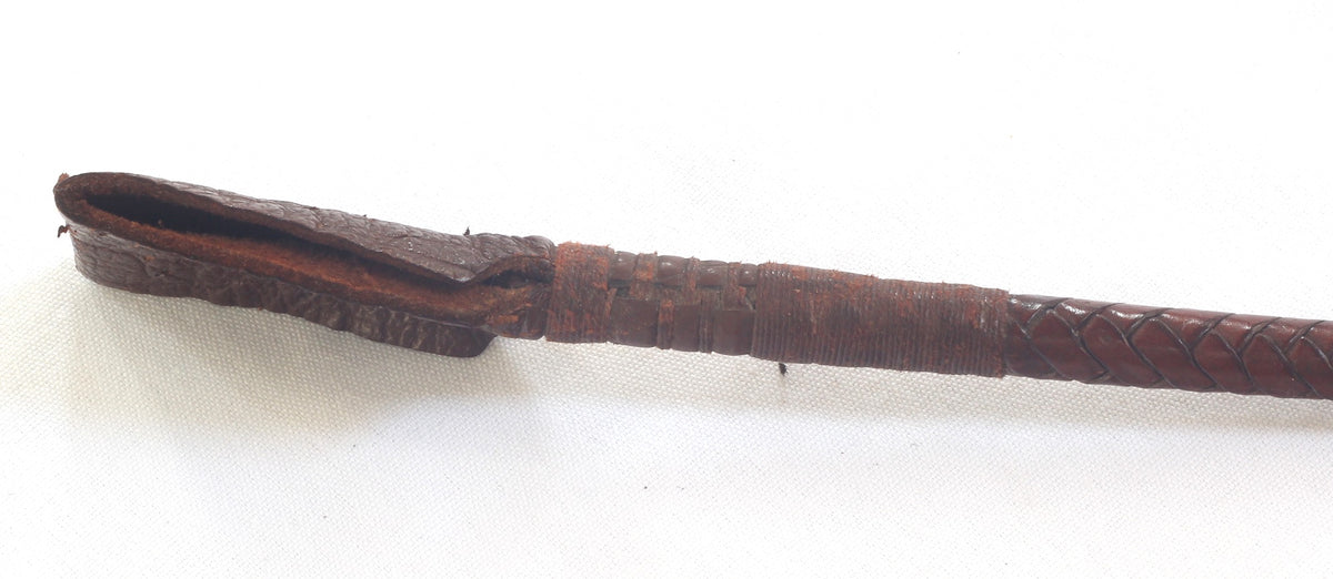 Vintage Leather Riding or Jumping Whip or Crop