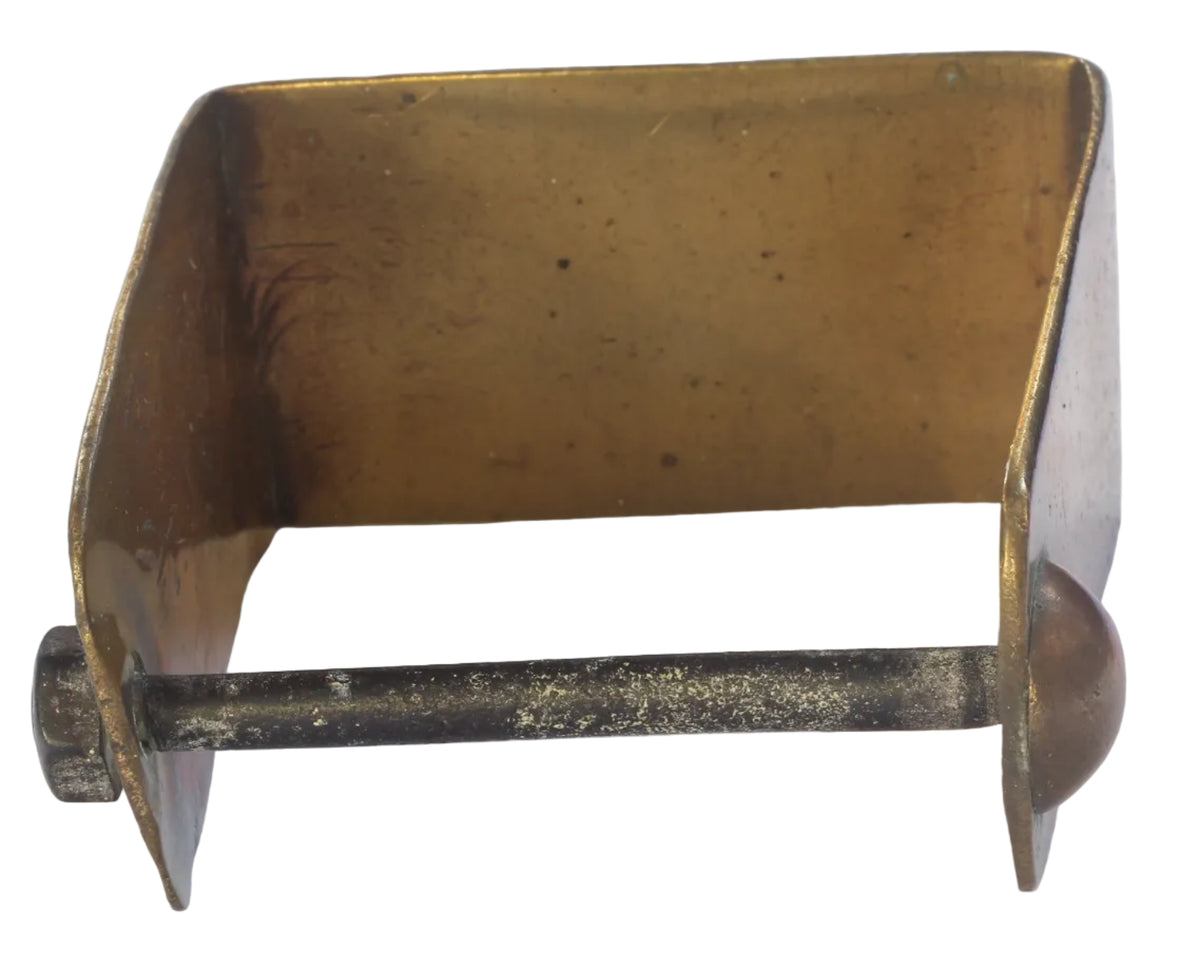 Antique Square Brass Mexican Charro Stirrup 
