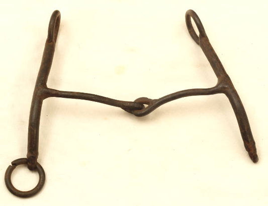 Hand forged horse bit