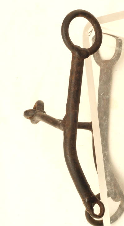 Hand forged horse bit