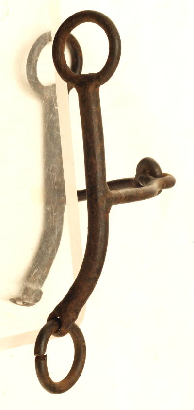 Hand forged horse bit