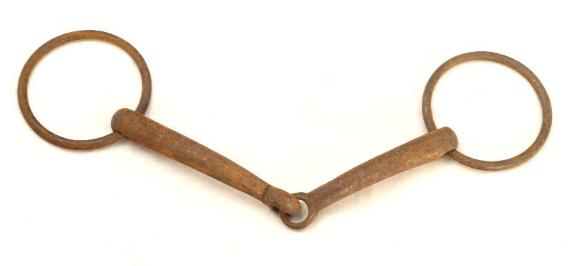 A Loose Ring Snaffle Horse Bit