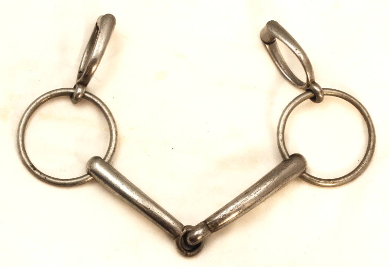 A Steel Military Hitchcock Gag or Overcheck Bit
