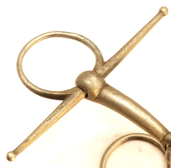 A Nickel Ball Cheek Snaffle Bit