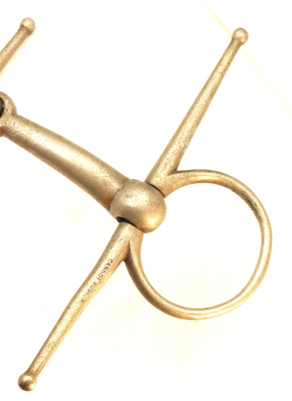 A Nickel Ball Cheek Snaffle Bit