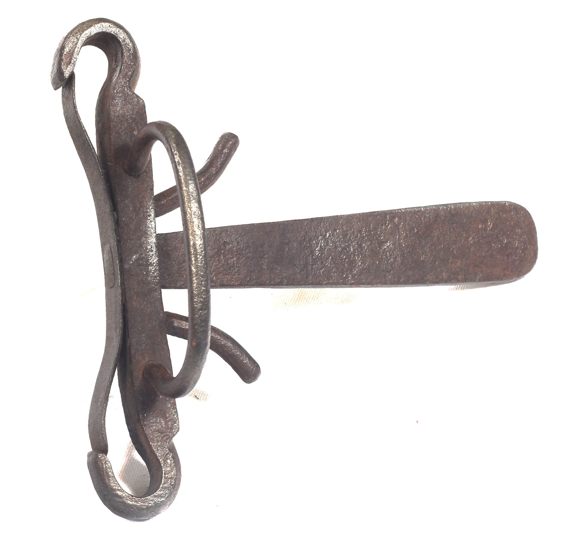 A Steel Spring or Butterfly Bit with Tongue Plate