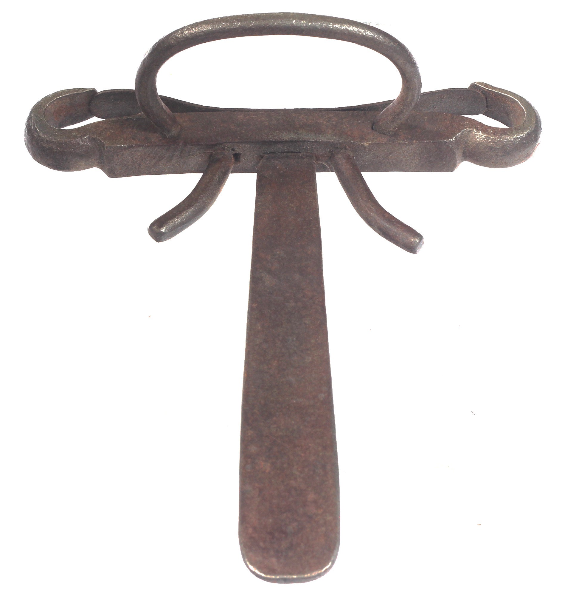 A Steel Spring or Butterfly Bit with Tongue Plate